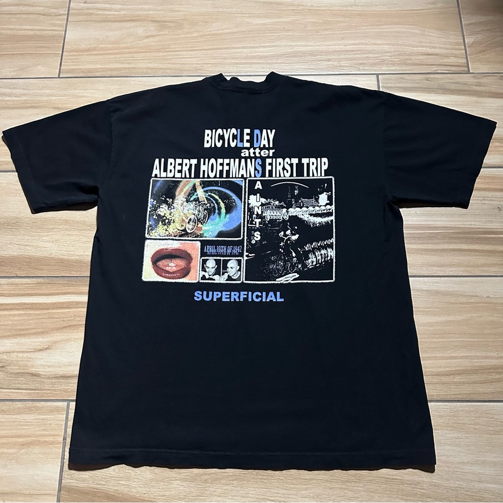 Superficial Grand Opening LSD Graphic Shirt Streetwear Flagship LA Baggy XL - Picture 2 of 9